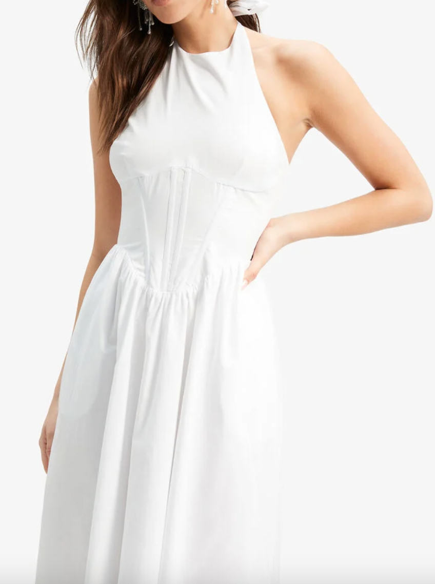 Kylen Poplin Midi Dress