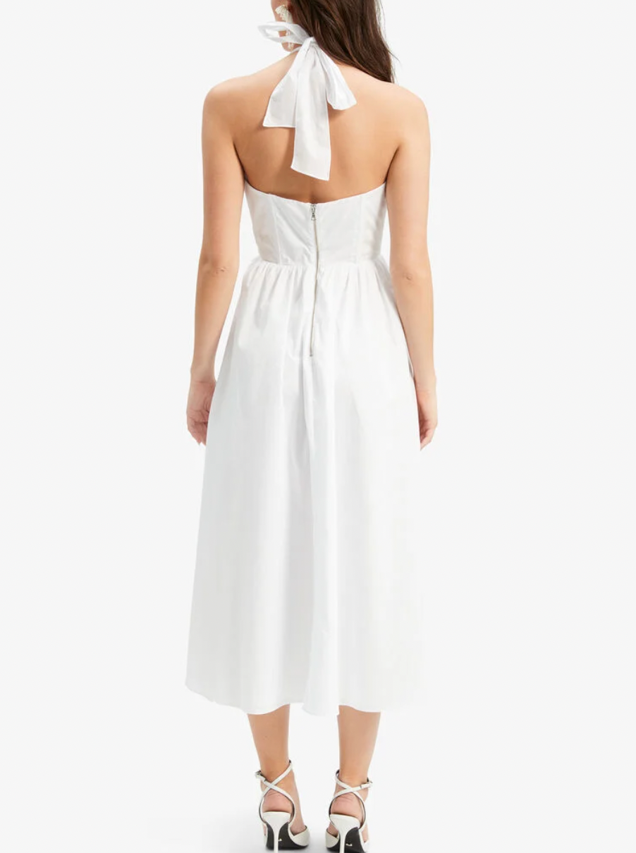 Kylen Poplin Midi Dress