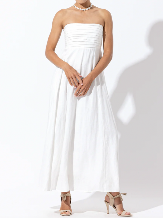 Talia Linen Maxi Dress