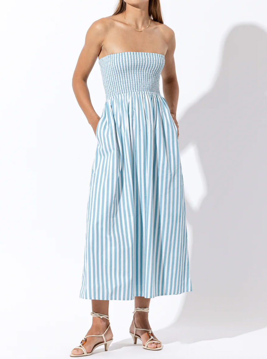 Dion Poplin Midi Dress