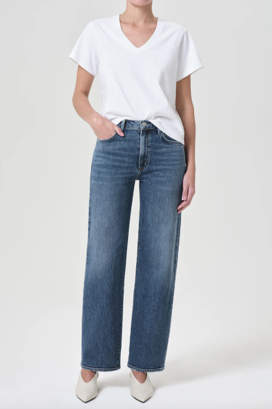 Harper Mid Rise Straight Jean