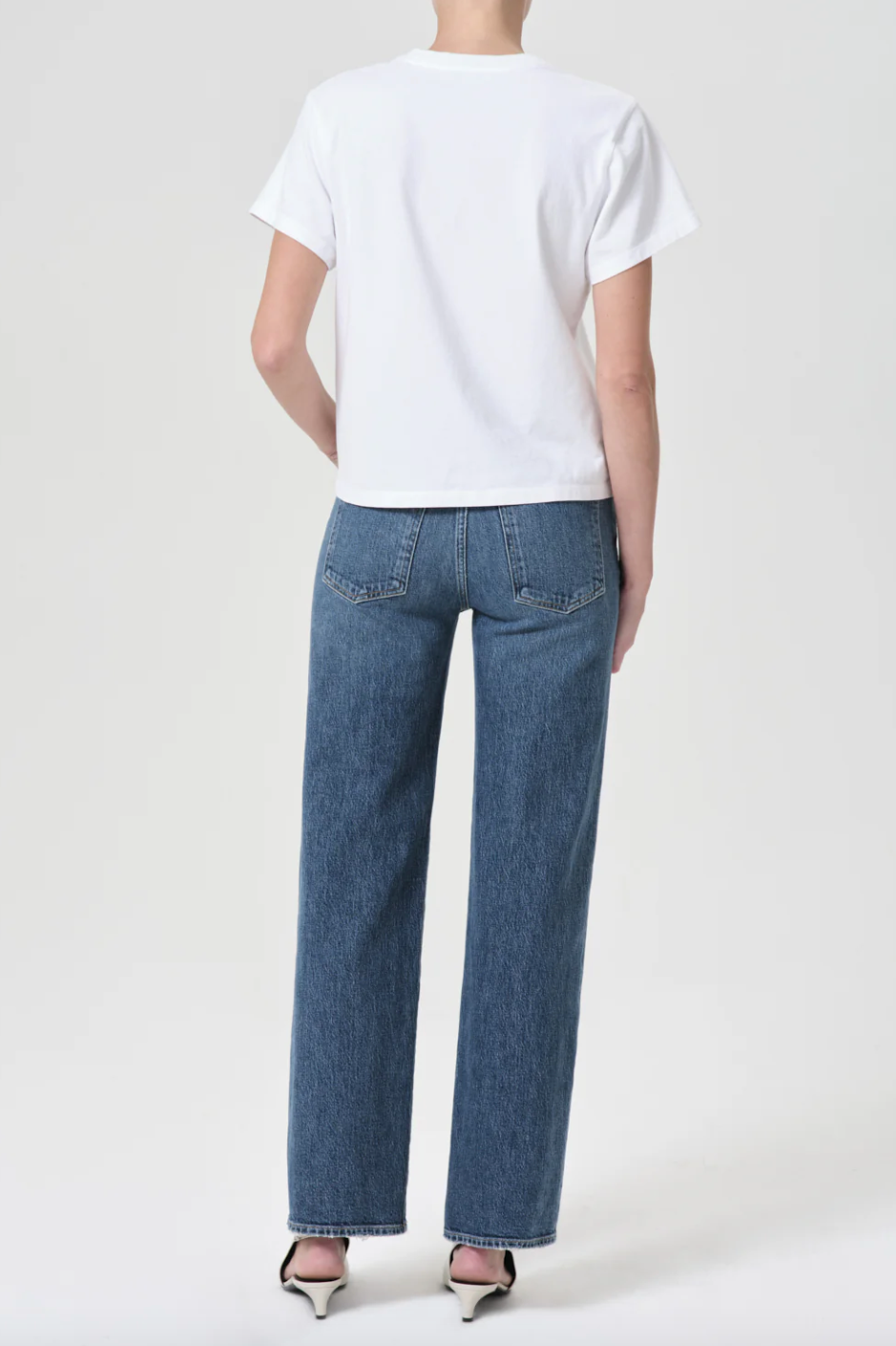 Harper Mid Rise Straight Jean