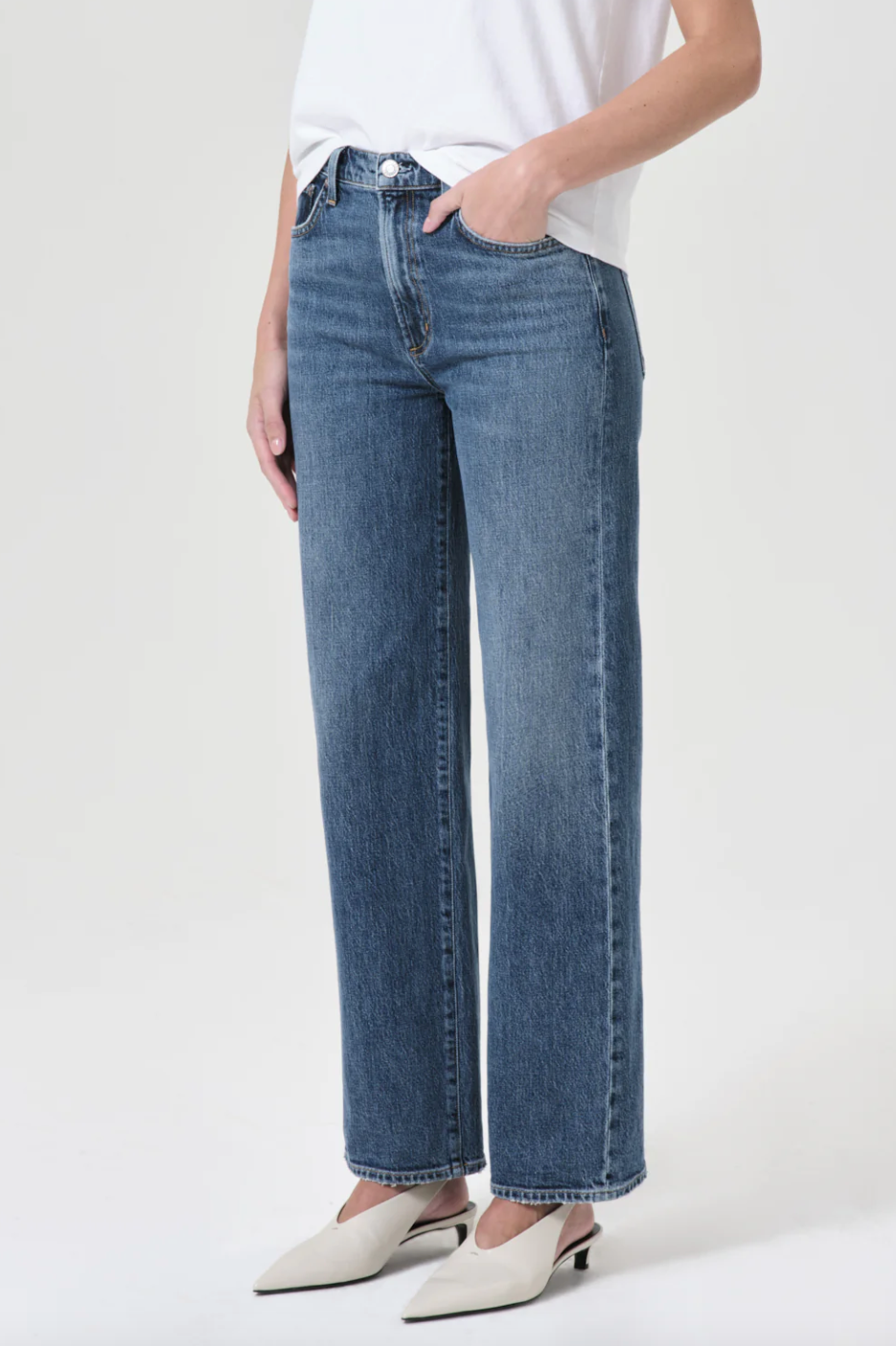 Harper Mid Rise Straight Jean