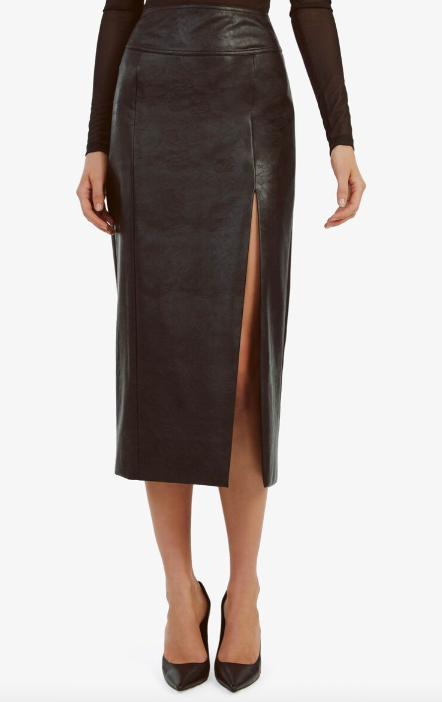 Dante Vegan Leather Midi