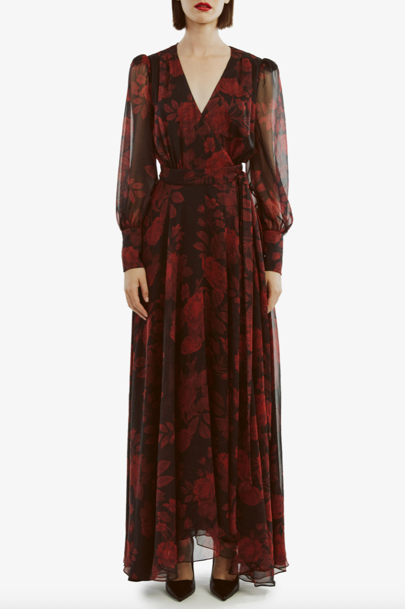 Luciana Maxi Wrap Dress