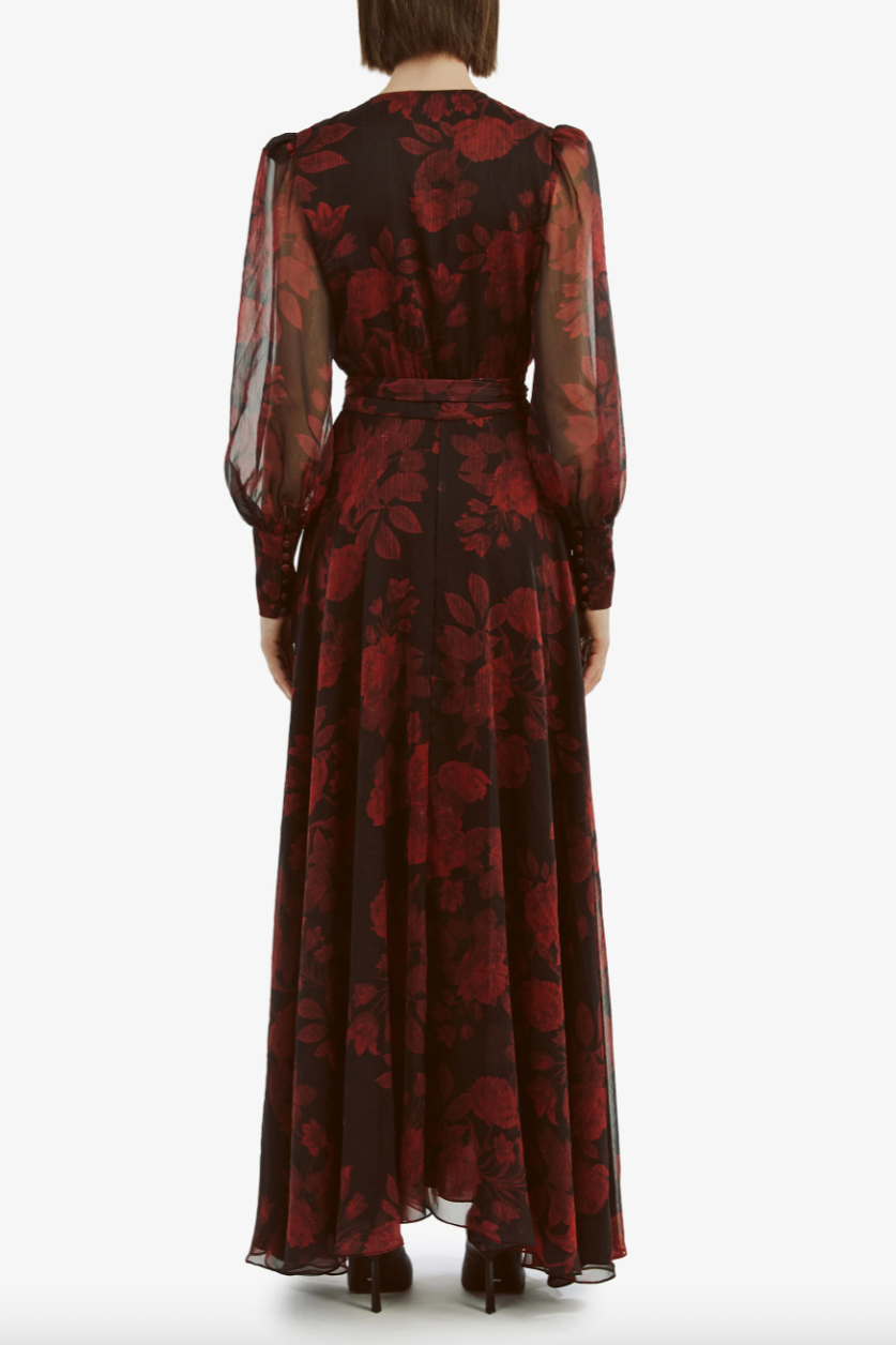 Luciana Maxi Wrap Dress