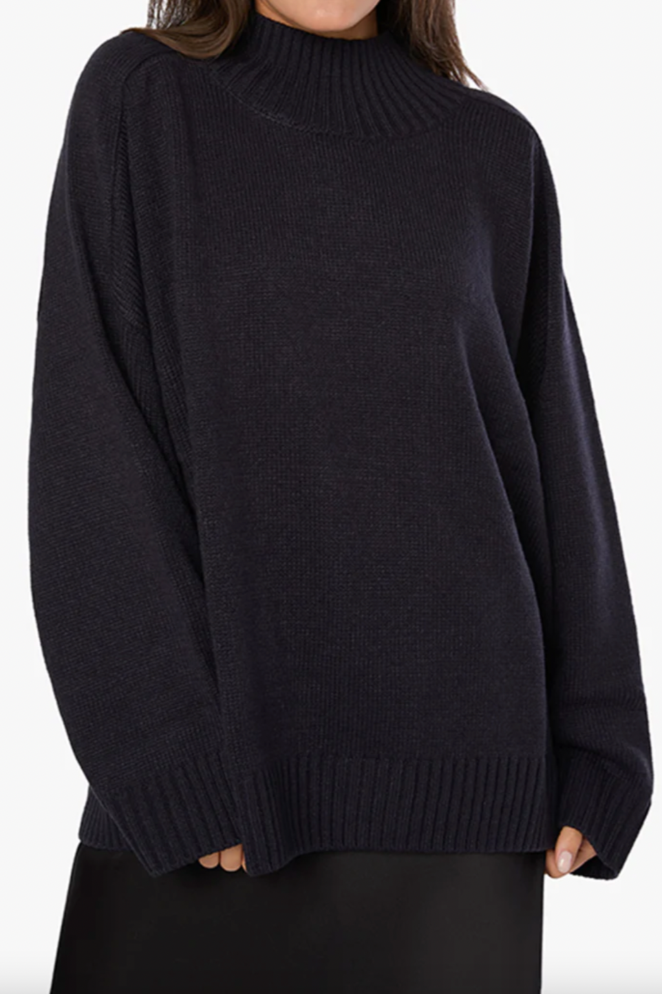 Oversized Funnel Neck Sweater