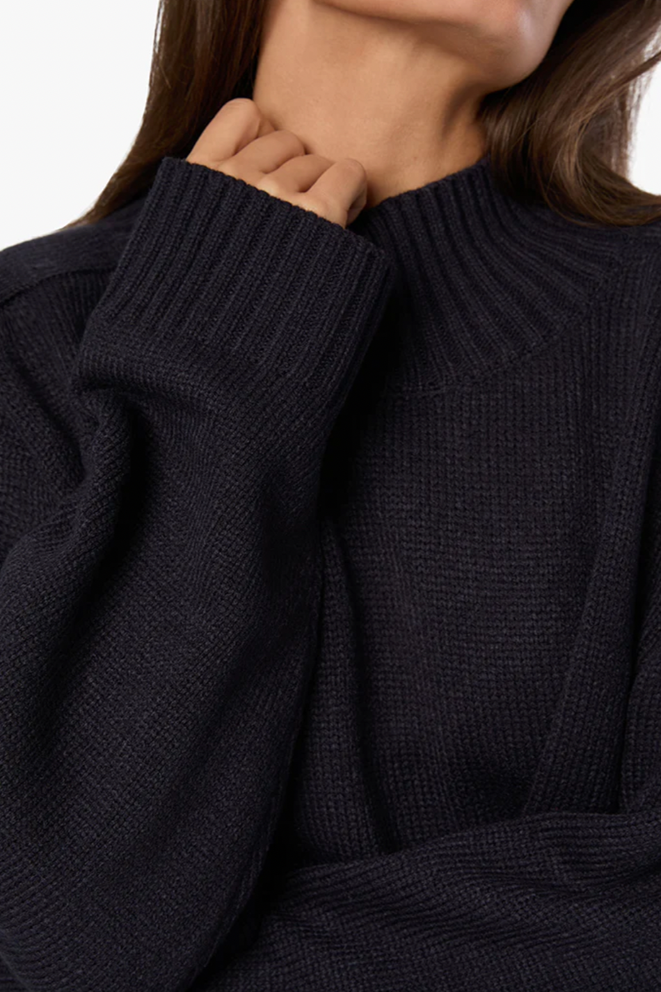 Oversized Funnel Neck Sweater